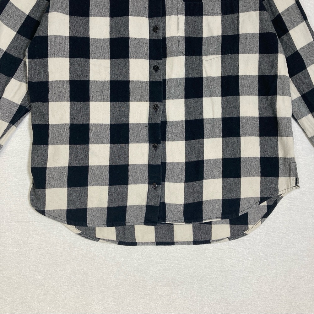 Madewell Women’s Shirt Black and White Casual Button Down Shirt Size S - Picture 5 of 15